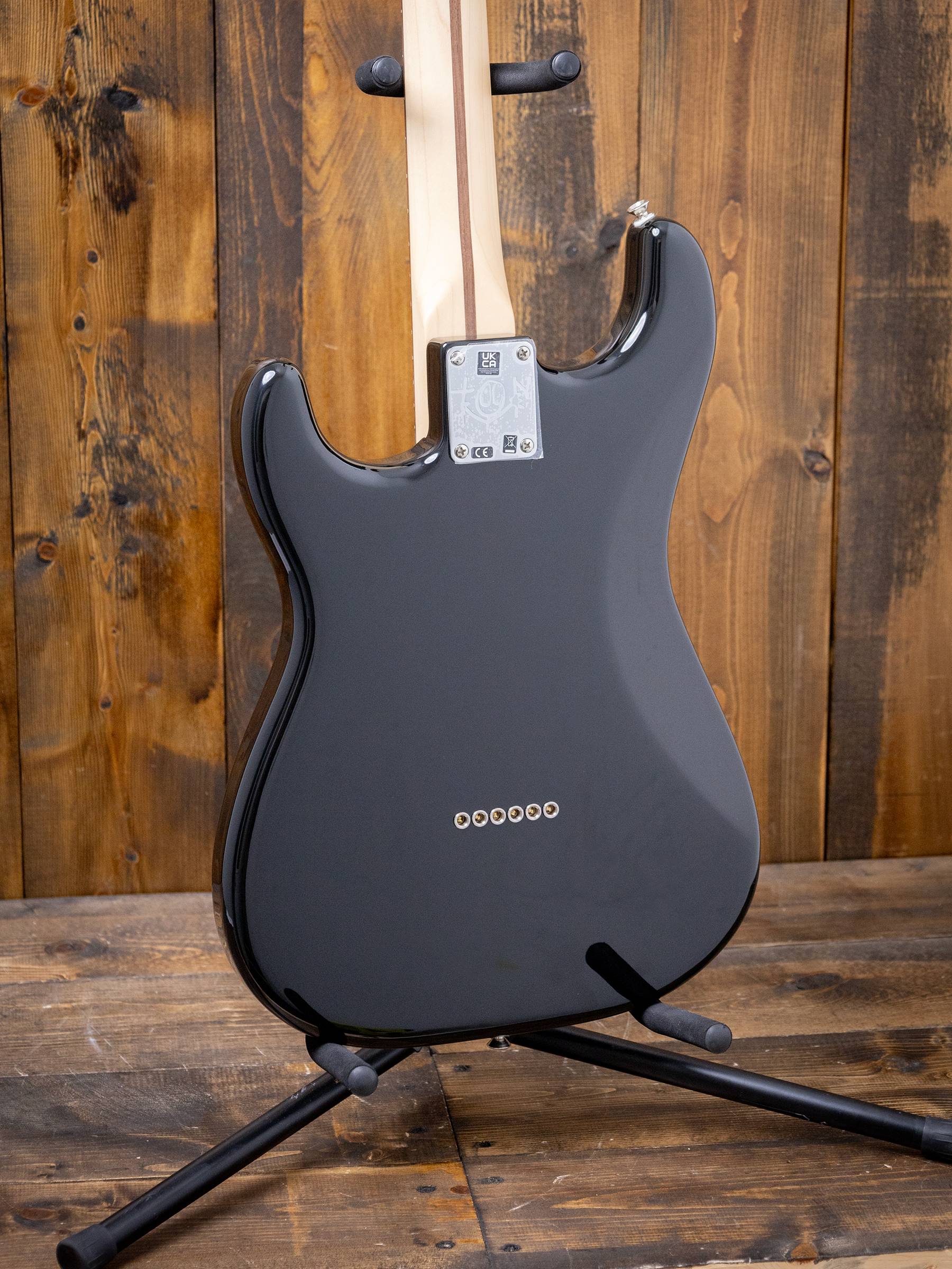 Fender Limited Edition Tom Delonge Stratocaster, Rosewood Fingerboard, Black - Image 4