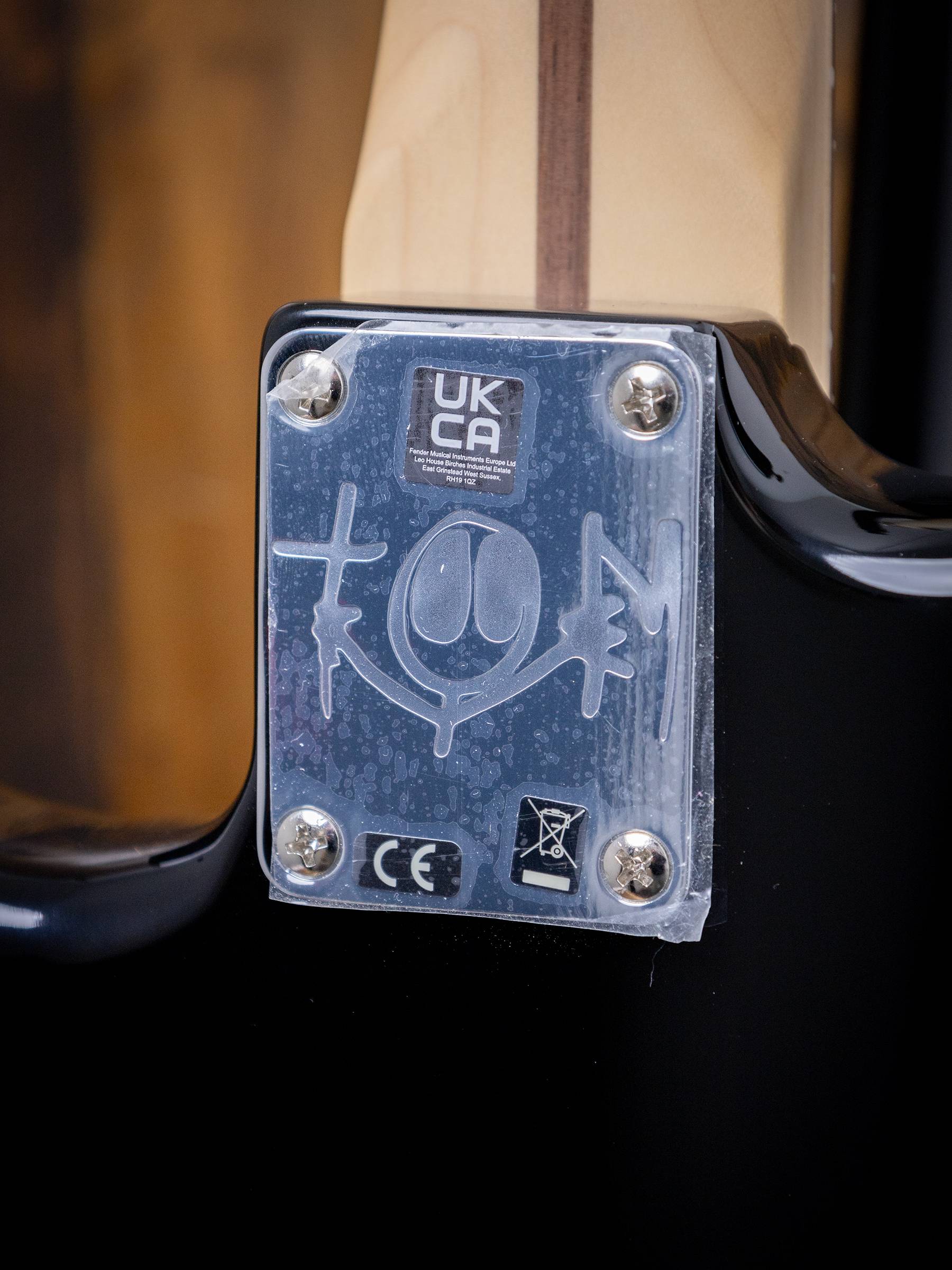 Fender Limited Edition Tom Delonge Stratocaster, Rosewood Fingerboard, Black - Image 7