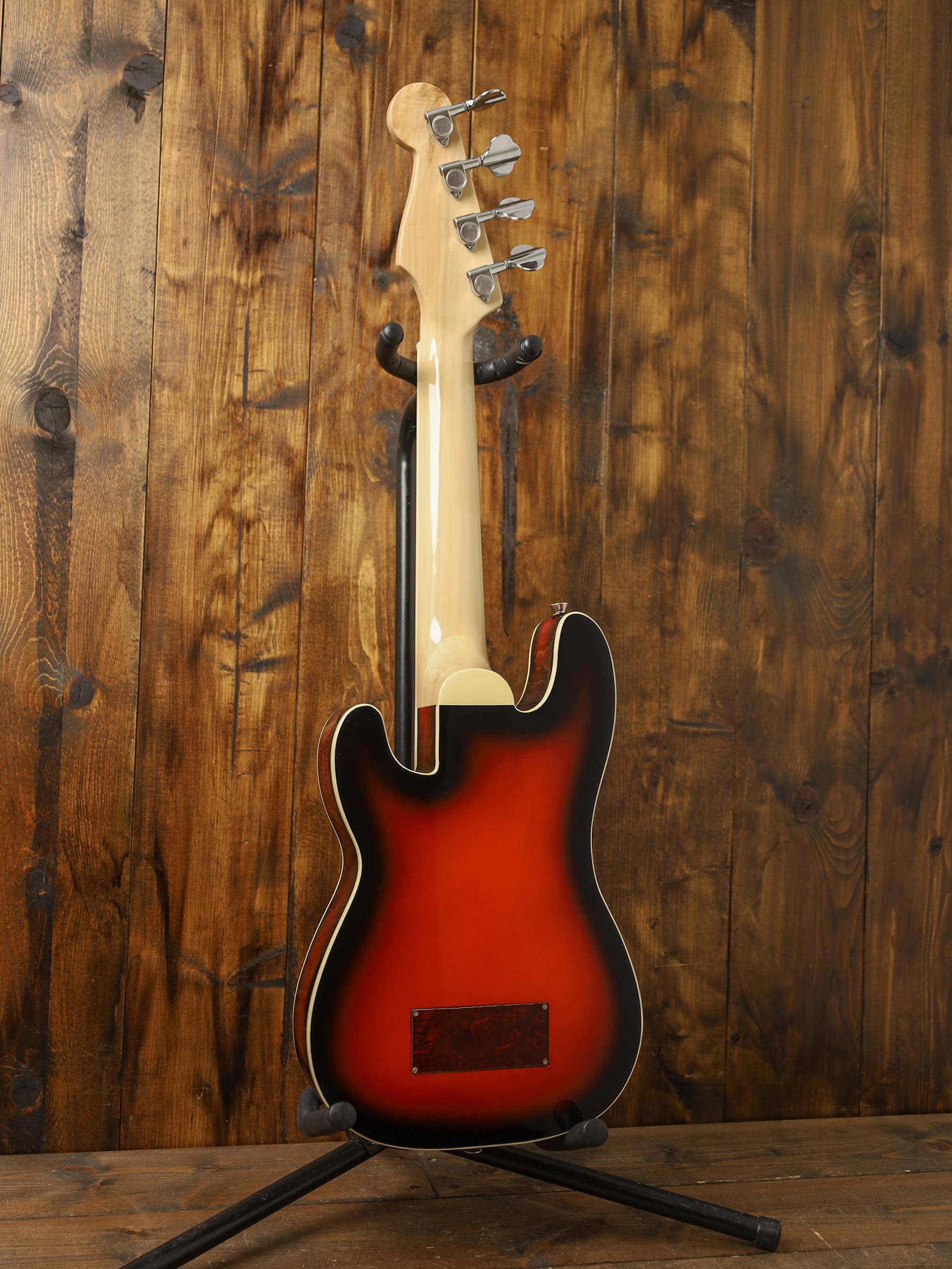 Fender Fullerton Precision Bass Uke, Walnut Fingerboard, 3-Color Sunburst - Image 3