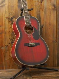 PRS SE P20 Parlor, Fire Red Burst