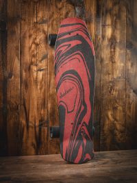 Jackson Swirl Skateboard Red