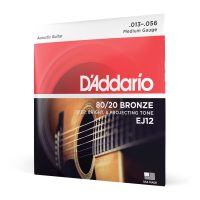 D'Addario 80/20 Bronze Acoustic, 13-56
Medium Set