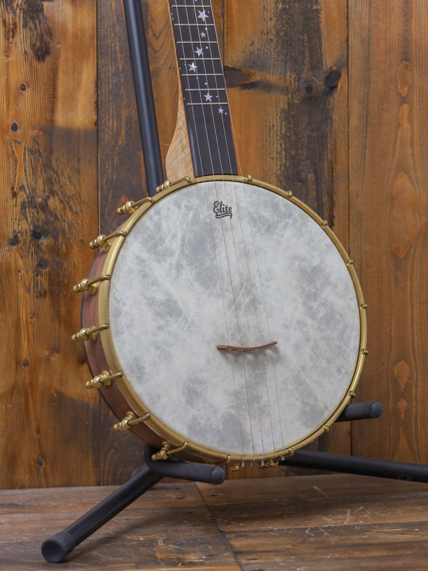 Wickland Walnut & Fiddleback Maple Banjo
