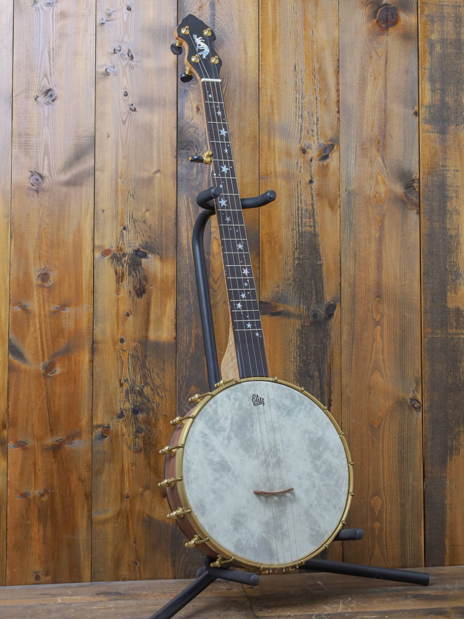 Wickland Walnut & Fiddleback Maple Banjo - Image 2