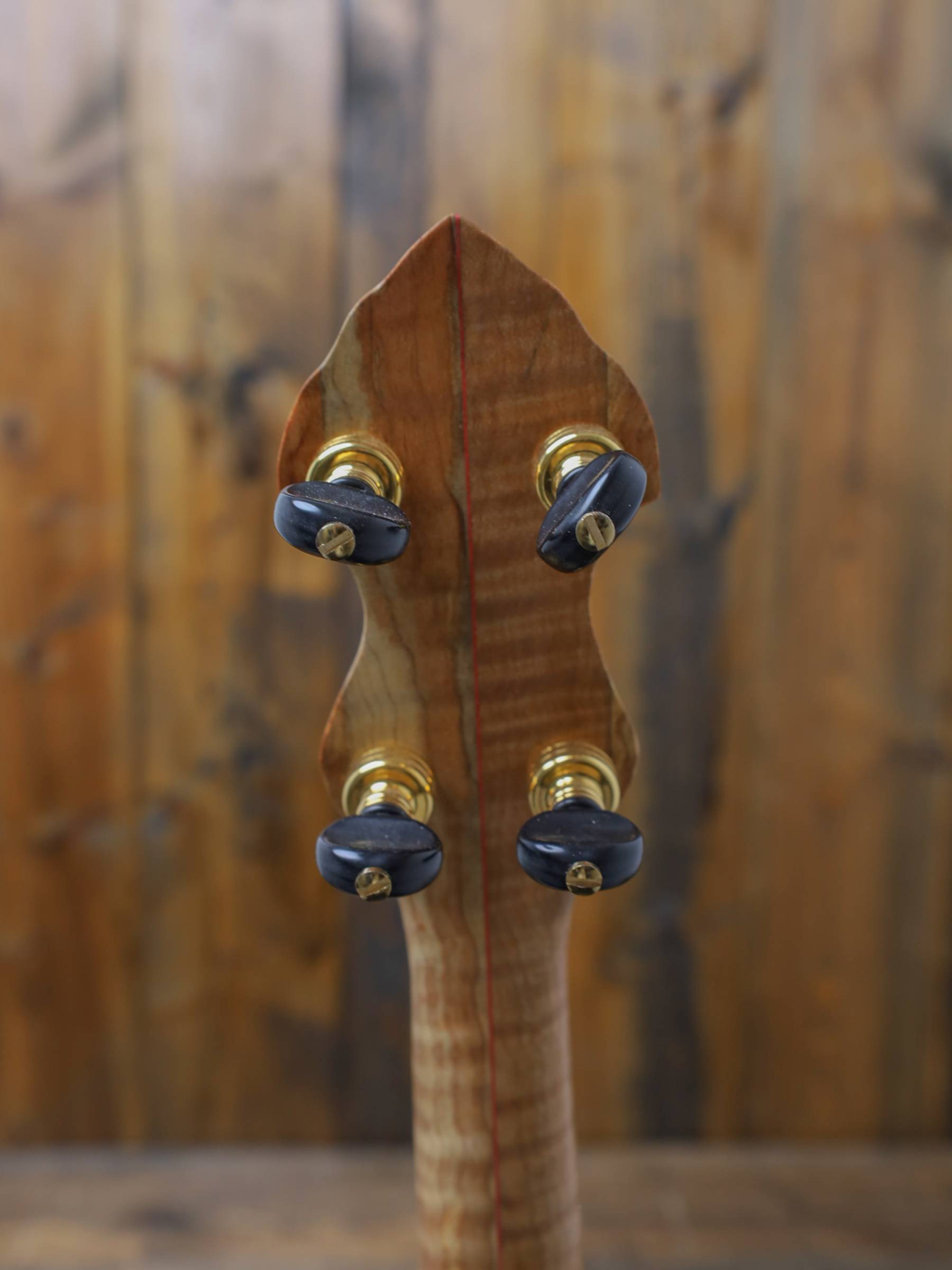 Wickland Walnut & Fiddleback Maple Banjo - Image 5