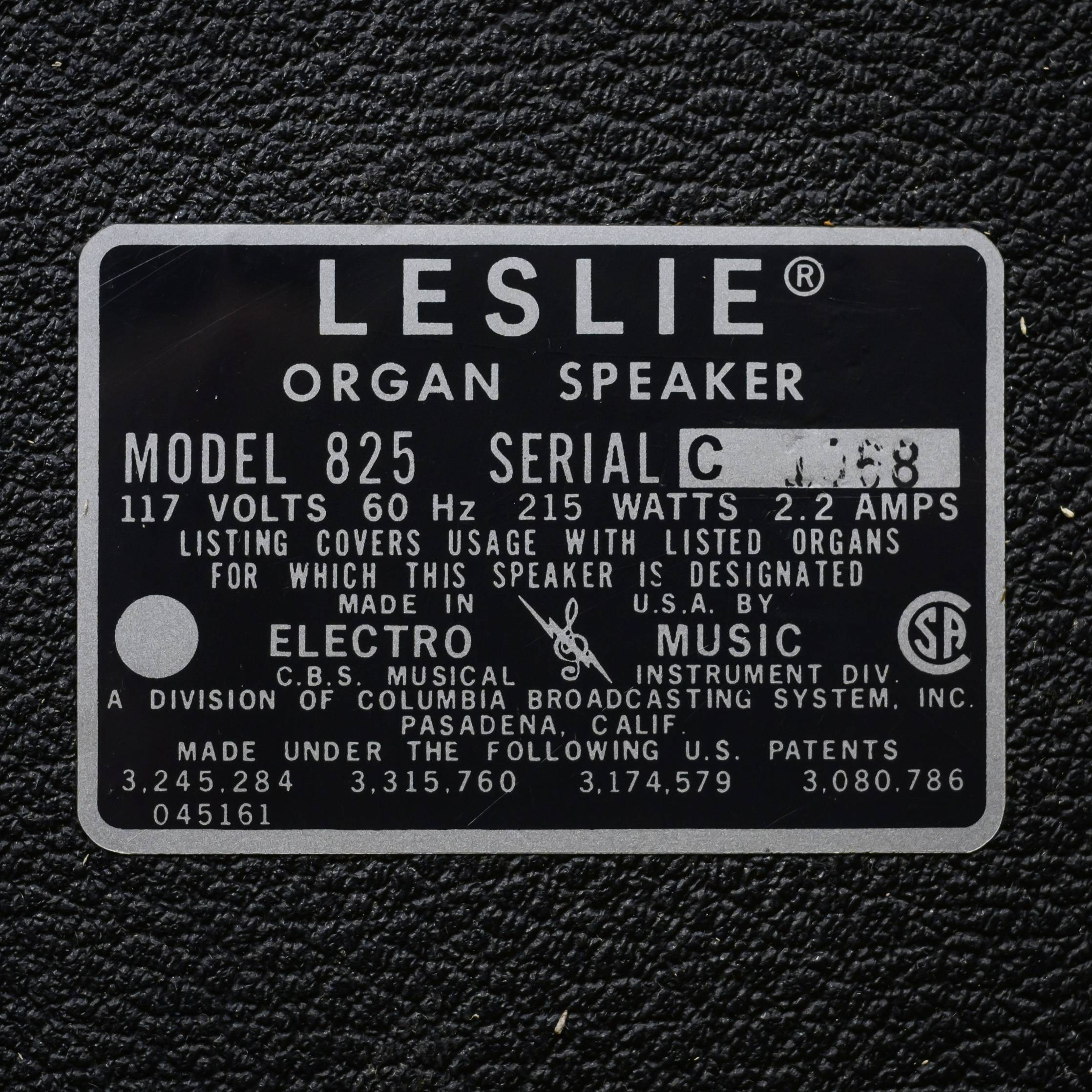 Leslie Solid State 825 (USED) - Image 4