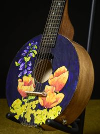 Wickland Hand Painted Travel Guitar