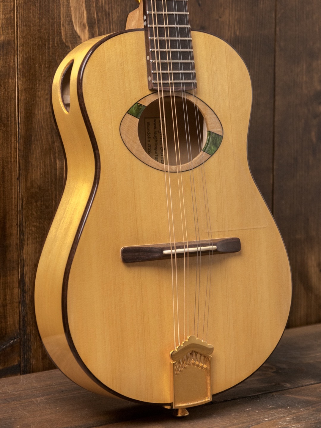 Laughlin Custom Yellow Cedar Mandolin - Image 3