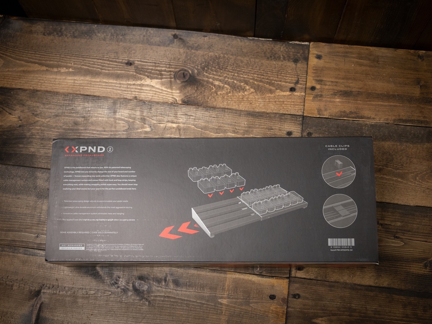 D'Addario XPND 2 Expanding Pedalboard - Image 2