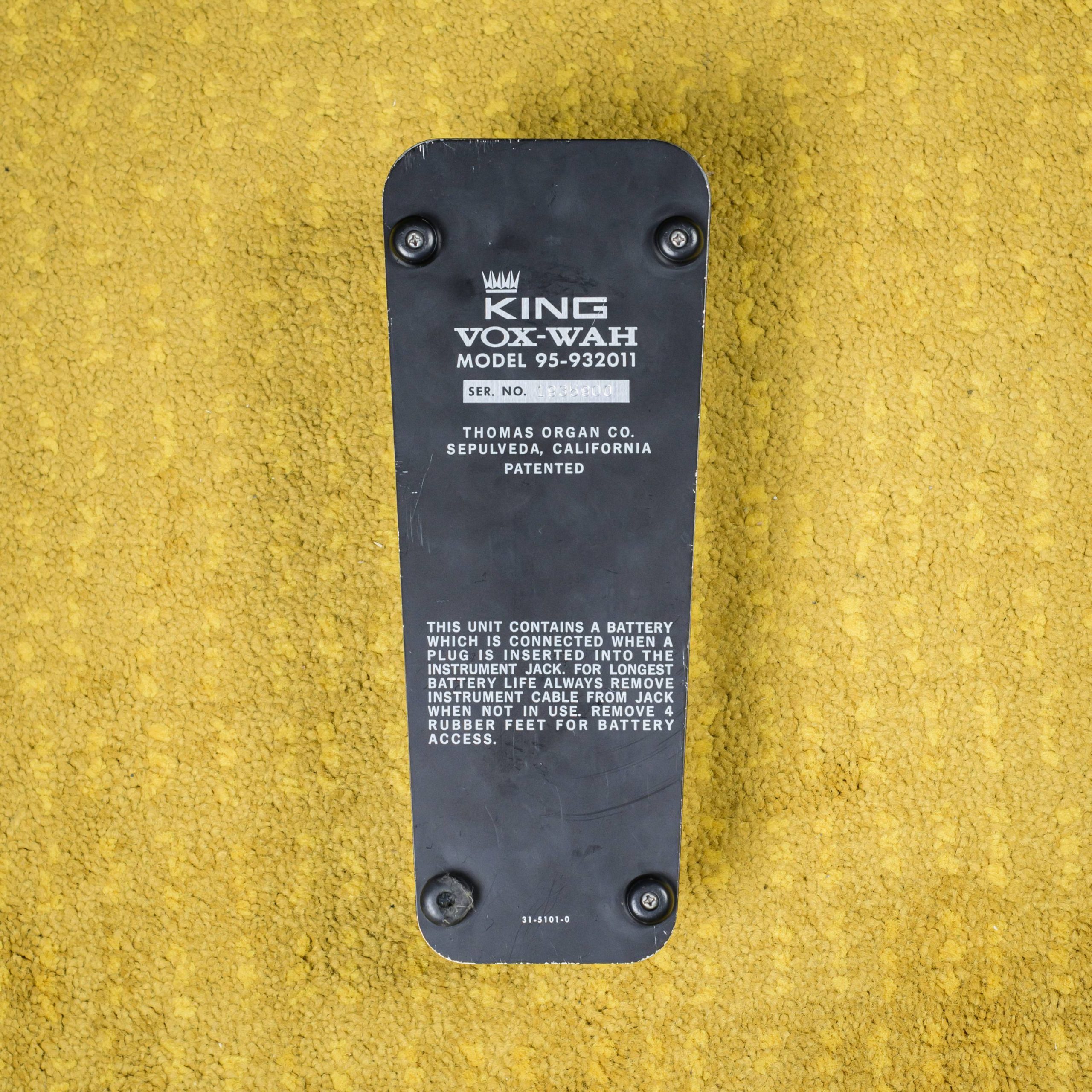 Vox 1976 "TDK-5103" King Wah - Image 2